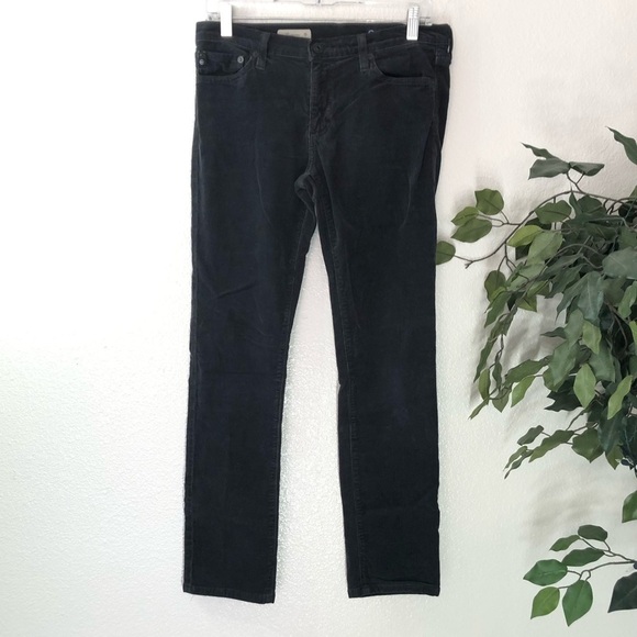 Adriano Goldschmied Black Corduroy Pants - Picture 1 of 7
